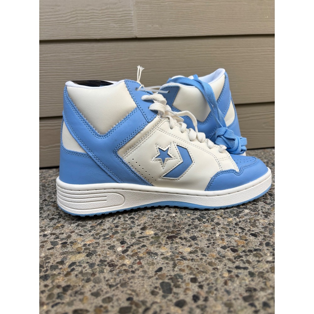 NEW Converse Weapon Blue White A10597C UNC Larry Bird Magic Johnson Men 9/W 10.5 - Picture 2 of 11